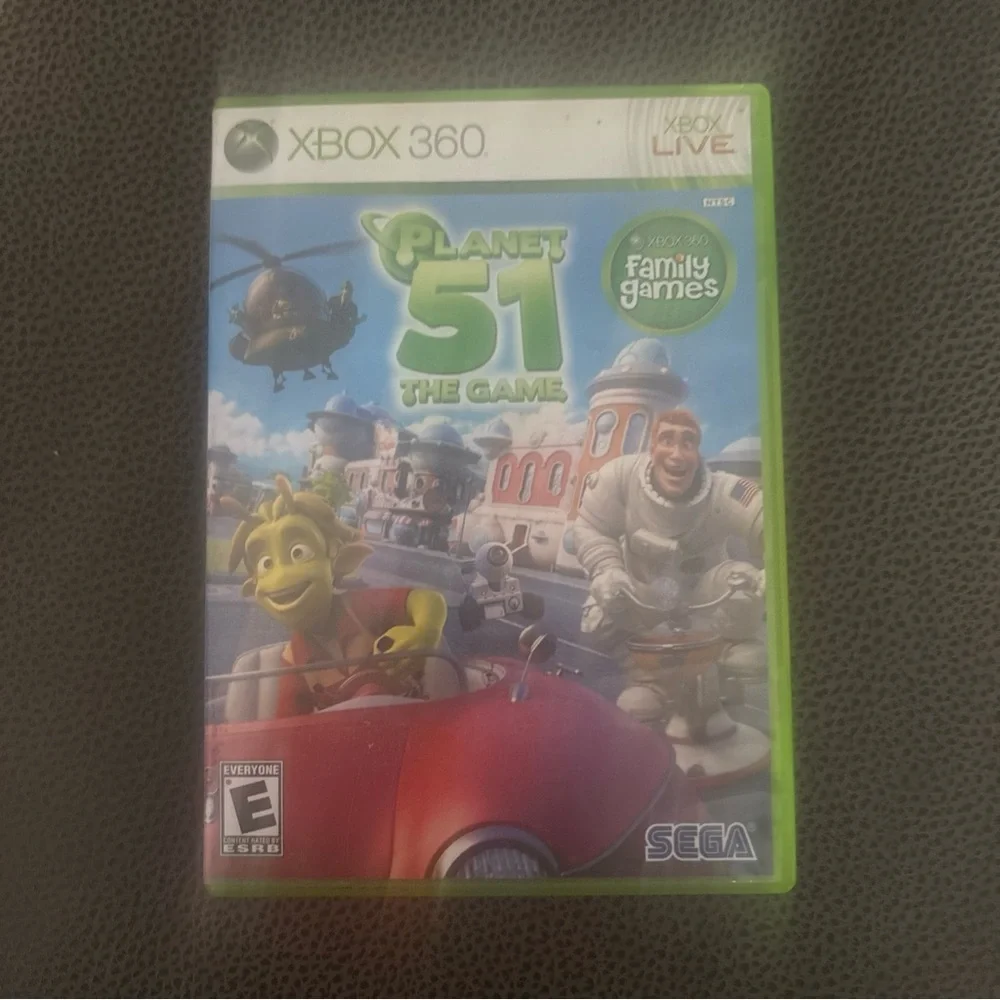 Microsoft Xbox 360 Planet 51 Game - Green Case